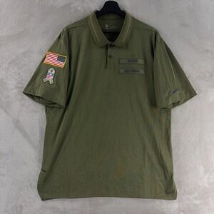 Nike Miami Dolphins Salute To Service Polo Mens Size XL Green NFL On Field